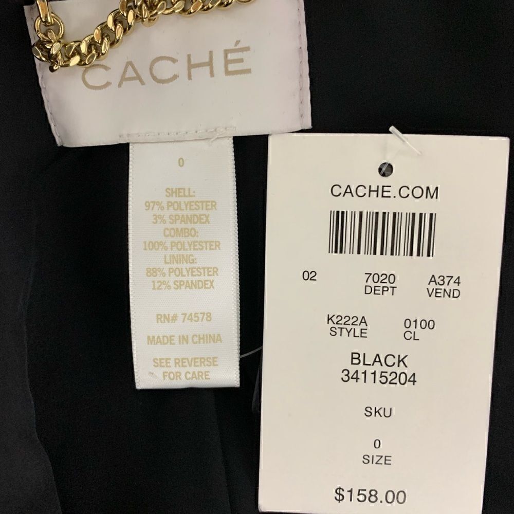 Cache Sheer Sleeves Single Button Jacket‎ NWT - image 6